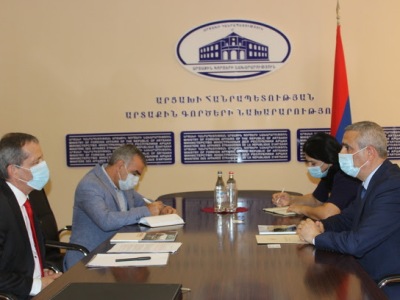 Մասիս Մայիլյանն ընդունել է Արցախում Կարմիր խաչի միջազգային կոմիտեի առաքելության նորանշանակ ղեկավարին