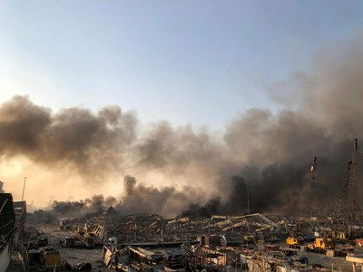 Здание посольства Армении в Ливане пострадало в результате взрыва в порту Бейрута
