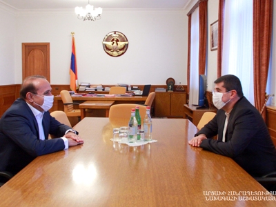 Արցախի նախագահը հանդիպել է Հովիկ Աբրահամյանի հետ