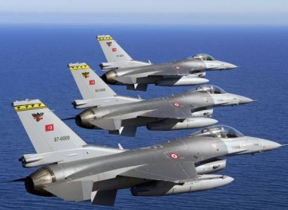 Turkey fighter jets guarding seismological ship in Mediterranean