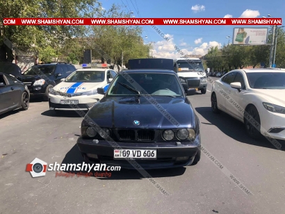 Երեւանում BMW-ն վրաերթի է ենթարկել փողոցը չթույլատրելի հատվածով անցնող հետիոտնի․ վերջինիս վիճակը ծայրահեղ ծանր է (ֆոտո)