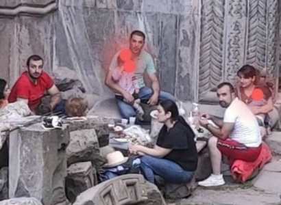 Քոբայր վանական համալիրի տարածքում մեր հայրենակիցները «սեղան են գցել ու հաց են ուտում» (ֆոտո)