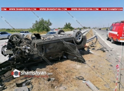 Ավտովթար Երևան-Երասխ ավտոճանապարհին․ 3 տուժած տեղափոխվել է հիվանդանոց
