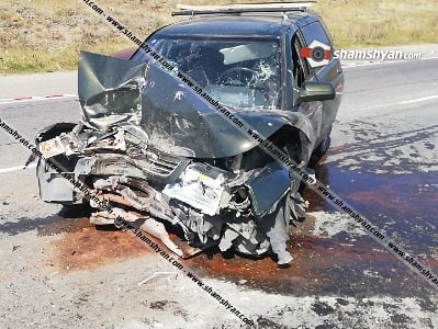 Լոռիում բախվել են Kamaz-ն ու Vaz 2111-ը. վիրավորներից մեկը 6-ամյա երեխա է (ֆոտո)