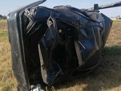 Մարմաշենի եկեղեցու մոտ «Mercedes»-ը դուրս է եկել ճանապարհից ու շրջվել. վարորդը հայտնվել է մեքենայից դուրս (ֆոտո)