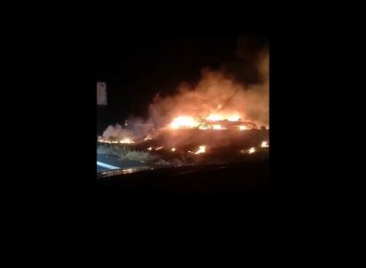 Под Харьковом разбился военный самолет с курсантами