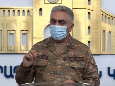 Armenia MOD representative on declaration of martial law in country and armed forces
