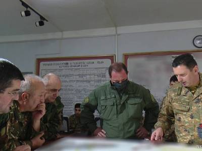 Armenia defense minister is in Artsakh (PHOTOS)