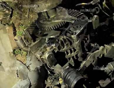 Azerbaijan UAVs downed in Stepanakert airspace at night (PHOTOS)