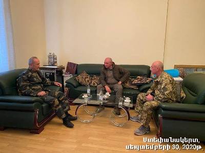 Երեք նախագահներն Արցախում հանդիպել են (ֆոտո)
