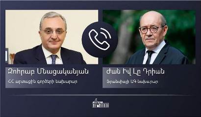 Armenia and France FMs discuss situation in Karabakh