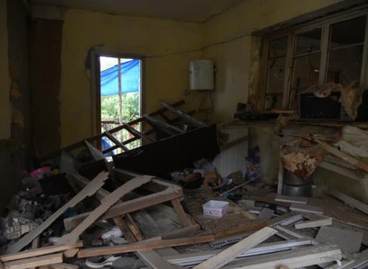 Karabakh rescuers conduct search and rescue operations in settlements fired by enemy