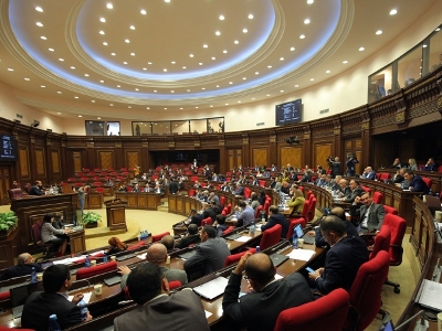 Armenia parliament approves and passes two new laws