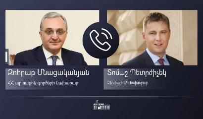 Զոհրաբ Մնացականյանը Չեխիայի ԱԳ նախարարի հետ  քննարկել են իրադրության վերջին զարգացումներն Արցախում