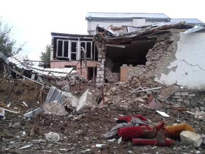 Consequences of Azerbaijan shelling of Stepanakert overnight (PHOTOS)