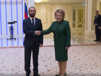 Armenia Parliament Speaker holds phone talks with Valentina Matviyenko