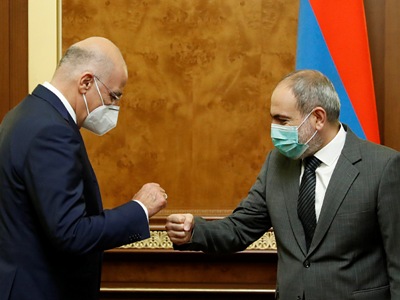 Greek FM to Pashinyan: Greece condemns foreign interferences provoking hostilities