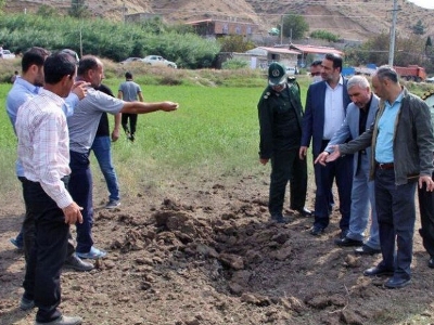 ԼՂ հակամարտության գոտուց ավելի քան 70 հրթիռ է ընկել Իրանի Խոդաֆարին քաղաքի տարածքում (ֆոտո)
