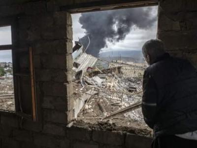 Противник из установок «Град» осуществил обстрел территории села Карега Кашатагского района
