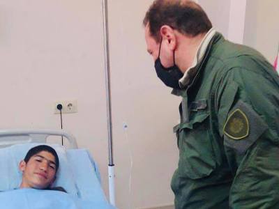 Armenia defense minister visits soldiers wounded during neutralizing of adversary special unit (PHOTOS)