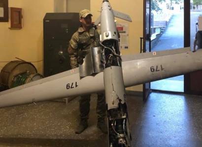 Armenia MOD spokesperson posts photo of another downed Azerbaijani UAV