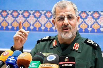 Iran IRGC commander: Any menace which interrupts our people's tranquility will be faced by reciprocal measure
