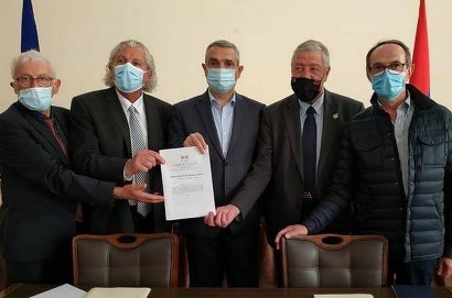 Глава МИД Арцаха встретился c делегацией депутатов парламента Франции