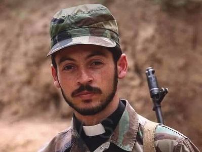 Armenian frontline clergyman wounded