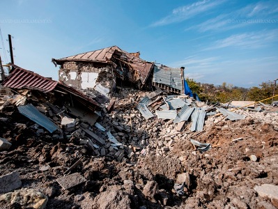 Relative calm in Artsakh peaceful settlements maintained during day