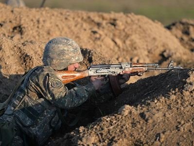 One Artsakh soldier wounded during Sunday’s fierce battles on northwestern Karabakh-Azerbaijan front line