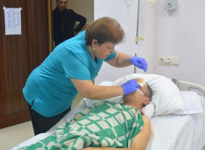 Karabakh Emergency Service: 2 citizens wounded after shelling of maternity hospital in Stepanakert