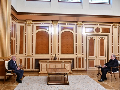 Armenia President, Russia Ambassador discuss signed trilateral statement