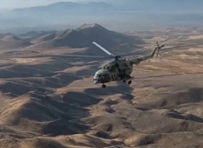 Russia military helicopters escort peacekeepers’ convoys heading to Karabakh