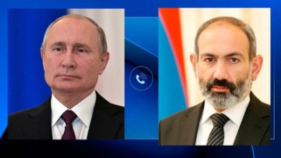 Pashinyan and Putin discuss Karabakh conflict zone latest developments