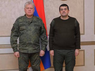 ԱՀ նախագահն ընդունել եմ ՌԴ ԶՈւ հարավային ռազմական օկրուգի զինվորական դատախազի առաջին տեղակալին