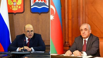 Միխայիլ Միշուստինը Ադրբեջանի վարչապետի հետ քննարկել է Հարավային Կովկասում երկաթուղային ենթակառուցվածքների զարգացումը