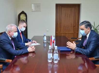 Արման Թաթոյանը հանդիպում է ունեցել ՀՀ-ում ՌԴ դեսպան Սերգեյ Կոպիրկինի հետ