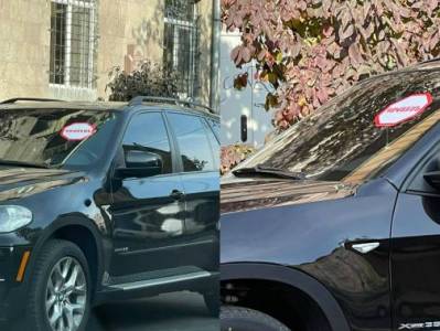 «Դավաճան» պիտակը՝ իմքայլականների մեքենաների վրա (ֆոտո)