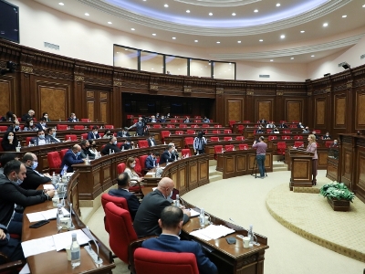 Armenia's ruling My Step bloc votes against bill on lifting martial law
