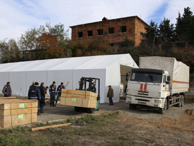 Russia completes arrangement of camp fo long-term deployment of group in Karabakh