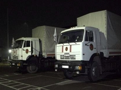 Մարդասիրական աջակցություն՝ Արցախի բնակչությանը. Տաք ծածկոցներով բեռնված մեքենաների շարասյունն ուղևորվել է Ստեփանակերտ
