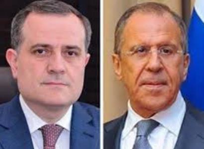 Главы МИД РФ и Азербайджана обсудили реализацию заявления по Карабаху