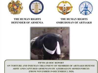 Armenia, Artsakh ombudsmen present 5th closed report on Azerbaijan army atrocities against captured Armenians, bodies