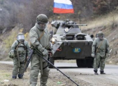 Russian peacekeepers clear about 50 hectares of territory in Karabakh