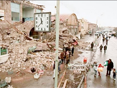 Devastating Spitak earthquake hits Armenia 32 years ago