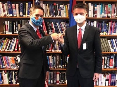 USAID Deputy Chief of Mission, UATE's Raffi Kassarjian discuss possible joint initiatives
