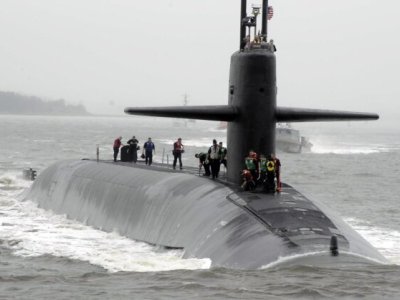 Американская атомная подводная лодка вошла в Персидский залив, в предупреждение Ирану