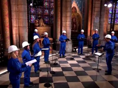 Փարիզի Աստվածամոր տաճարում 2019-ի հրդեհից հետո առաջին անգամ սուրբծննդյան համերգ է տեղի է ունեցել