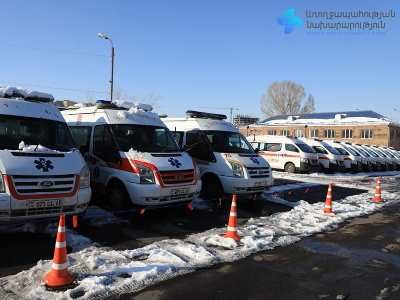 Armenia health ministry launches centralization of ambulance services (PHOTOS)