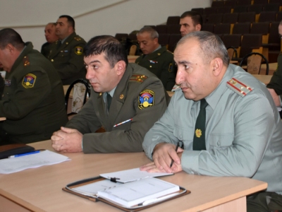 ԶՈՒ 4-րդ զորամիավորումում անցկացվել է հավաք-խորհրդակցություն